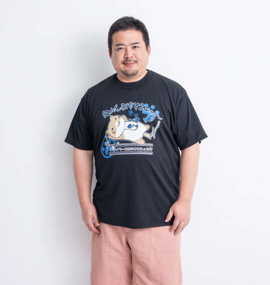 NECOBUCHI-SAN DRYハニカムメッシュ半袖Tシャツ ブラック