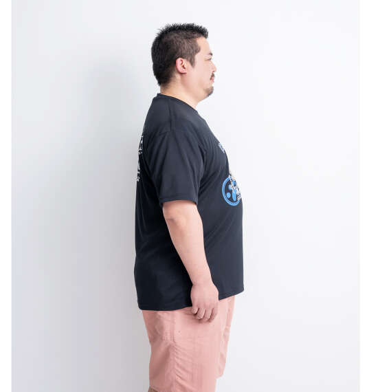 NECOBUCHI-SAN DRYハニカムメッシュ半袖Tシャツ ブラック