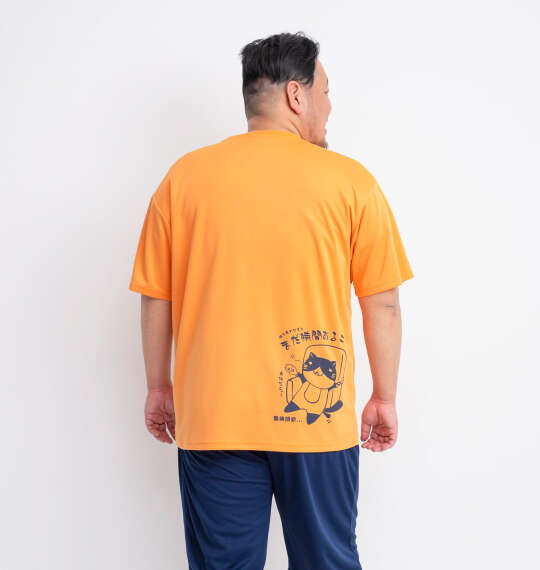 NECOBUCHI-SAN DRYハニカムメッシュ半袖Tシャツ オレンジ