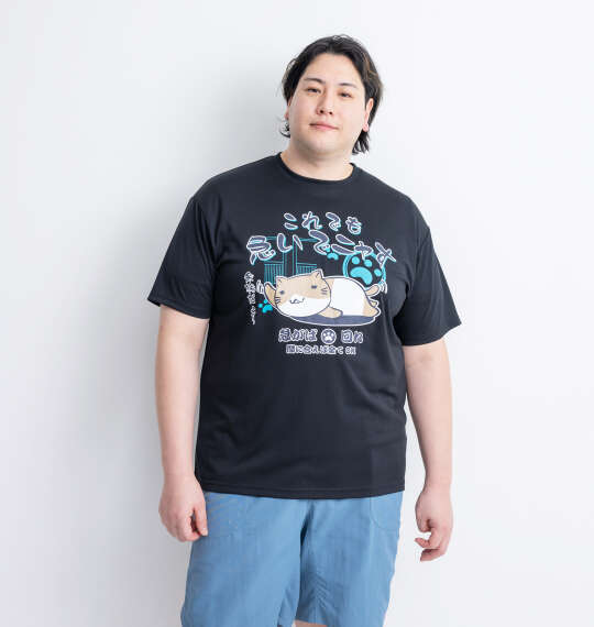 NECOBUCHI-SAN DRYハニカムメッシュ半袖Tシャツ ブラック