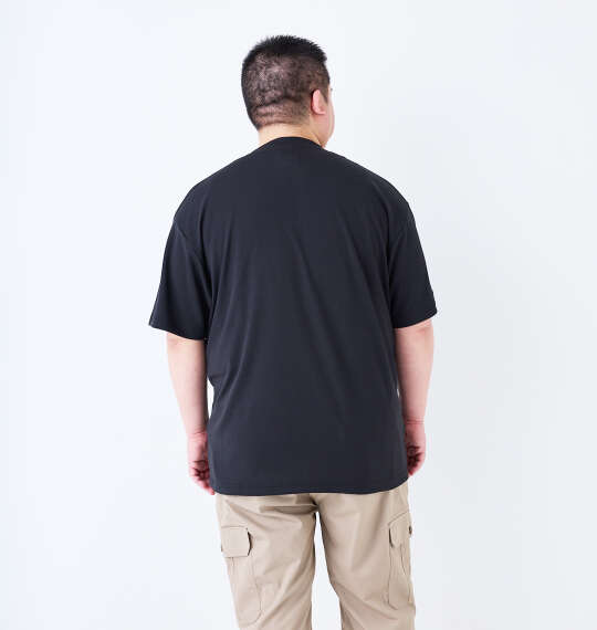 豊天 金運上昇美豚DRYハニカムメッシュ半袖Tシャツ ブラック