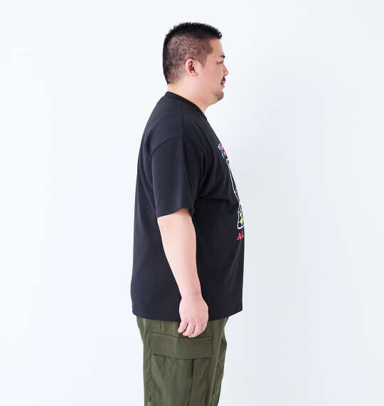 豊天 プラビブタDRYハニカムメッシュ半袖Tシャツ ブラック