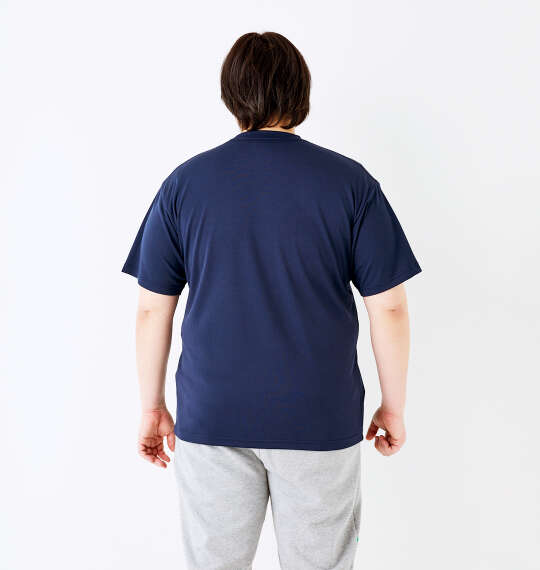 豊天 THE BIBUTA FACE DRYハニカムメッシュ半袖Tシャツ ネイビー