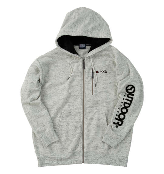 大きいサイズ メンズ OUTDOOR PRODUCTS (アウトドア プロダクツ) 裏起毛フルジップパーカー