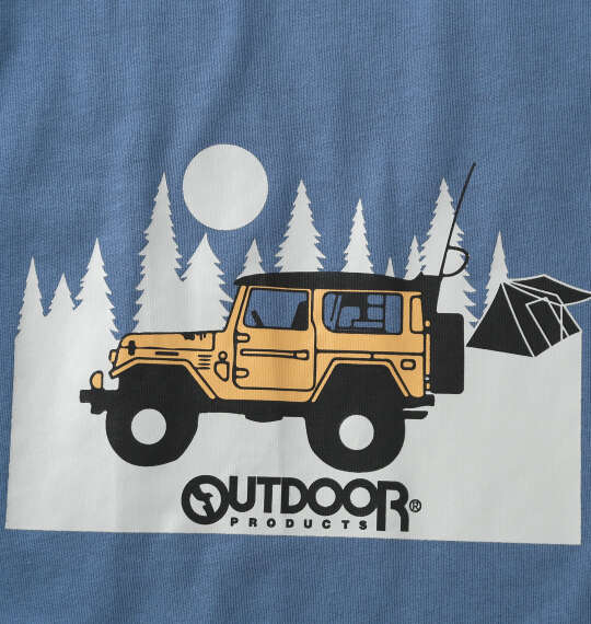 OUTDOOR PRODUCTS 天竺半袖Tシャツ ブルーグレー
