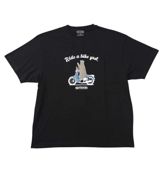 OUTDOOR PRODUCTS 天竺半袖Tシャツ ブラック