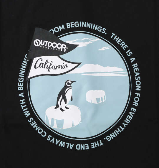 OUTDOOR PRODUCTS 天竺半袖Tシャツ ブラック
