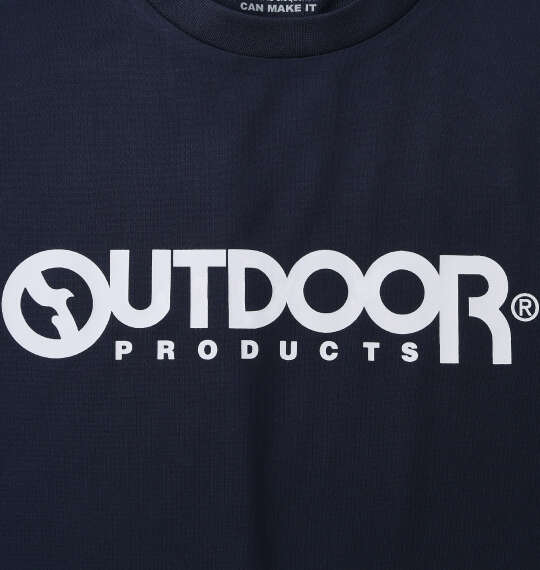 OUTDOOR PRODUCTS DRYメッシュ半袖Tシャツ ネイビー