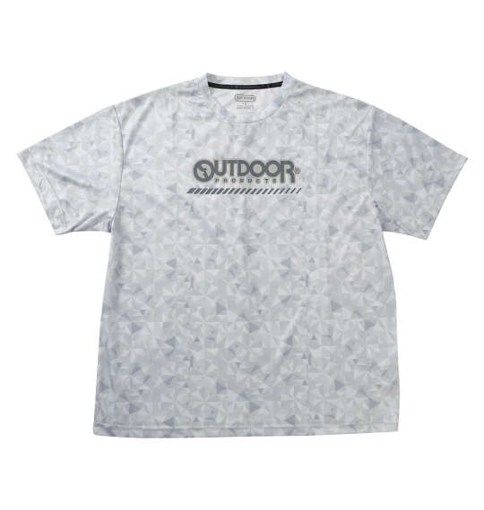 OUTDOOR PRODUCTS DRYメッシュ総柄半袖Tシャツ グレー