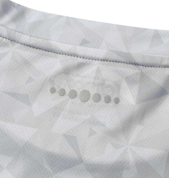 OUTDOOR PRODUCTS DRYメッシュ総柄半袖Tシャツ グレー