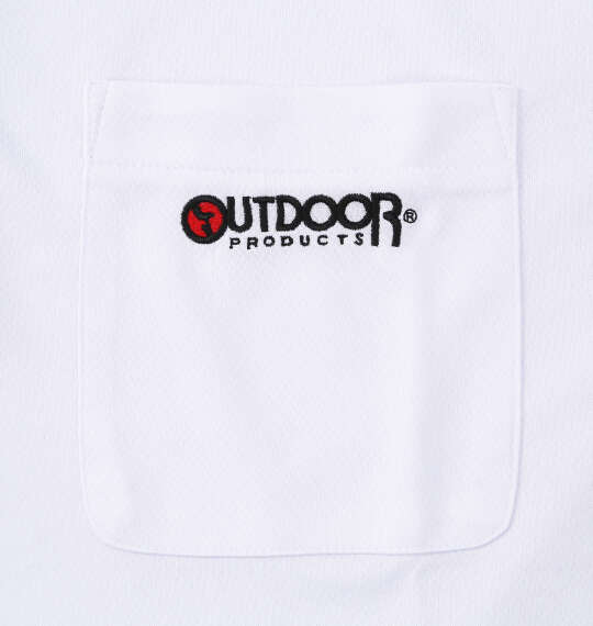 OUTDOOR PRODUCTS DRYメッシュ半袖ポロシャツ ホワイト