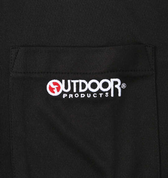 OUTDOOR PRODUCTS DRYメッシュ半袖ポロシャツ ブラック