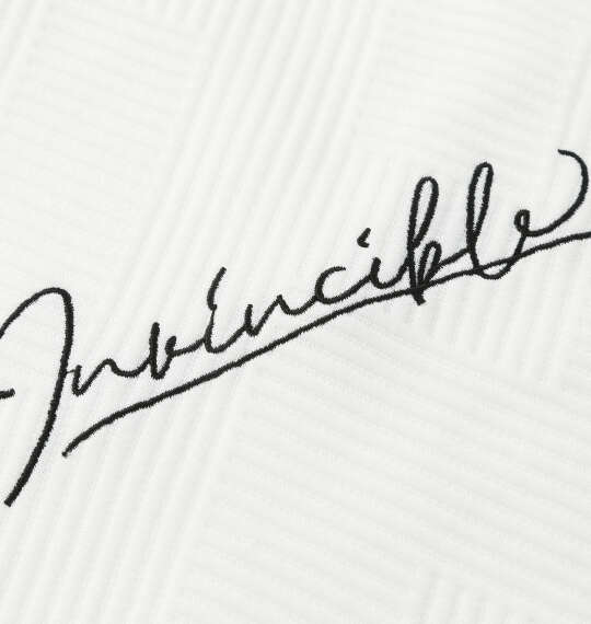 in the attic 膨れジオメジャガード裾ドローコード半袖Tシャツ オフホワイト