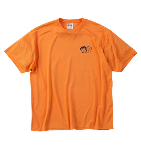 NECOBUCHI-SAN DRYハニカムメッシュ半袖Tシャツ オレンジ