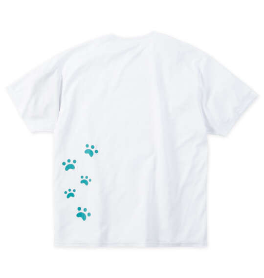 NECOBUCHI-SAN DRYハニカムメッシュ半袖Tシャツ ホワイト