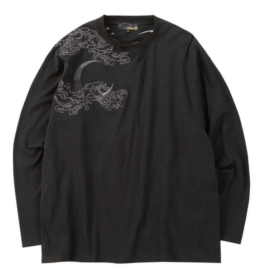 絡繰魂 龍逆鱗長袖Tシャツ ブラック
