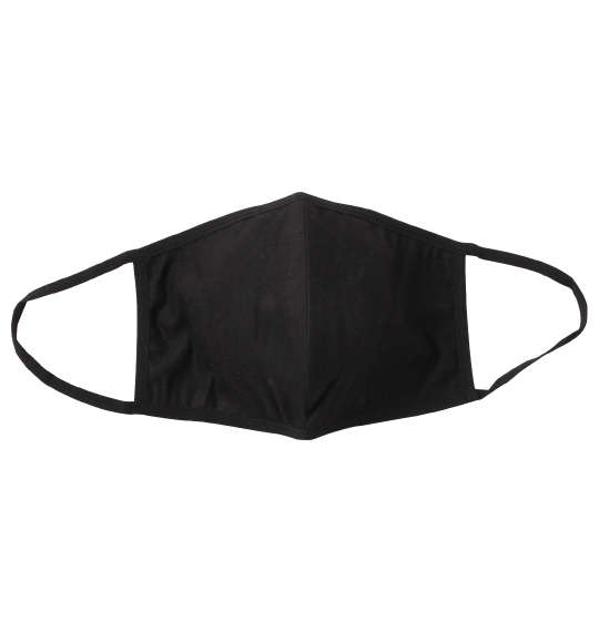  大きめサイズ冷感素材の洗える布マスク ブラック