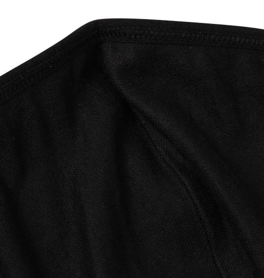  大きめサイズ冷感素材の洗える布マスク ブラック