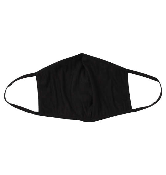  大きめサイズ冷感素材の洗える布マスク ブラック