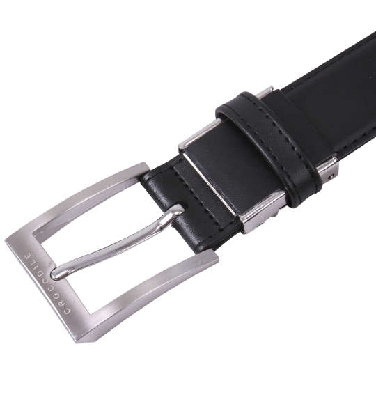 CROCODILE ストレッチベルト ブラック