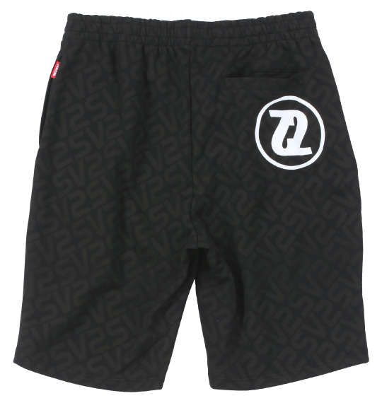 SEVEN2 裏毛ハーフパンツ ブラック