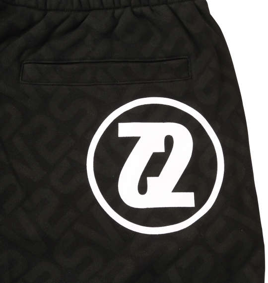 SEVEN2 裏毛ハーフパンツ ブラック