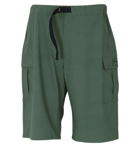 SEVEN2 4WAYストレッチミニリップストップカーゴハーフパンツ カーキ