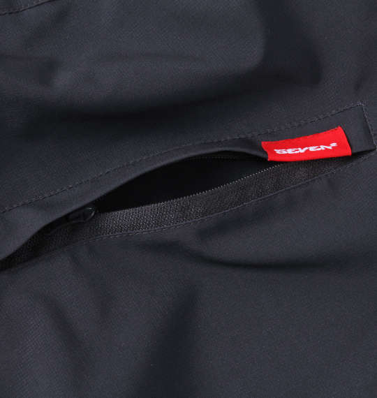 SEVEN2 4WAYストレッチミニリップストップカーゴハーフパンツ チャコール