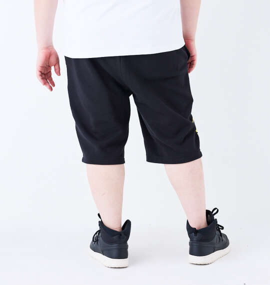 SEVEN2 裏毛スウェットハーフパンツ ブラック