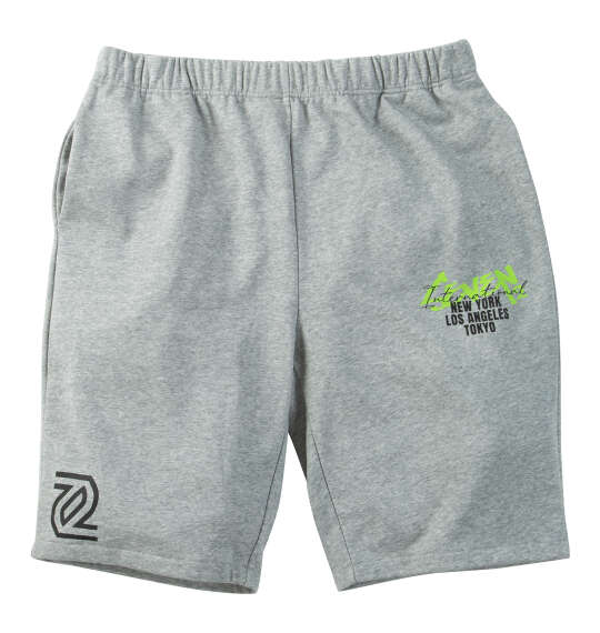 SEVEN2 裏毛スウェットハーフパンツ ヘザーグレー