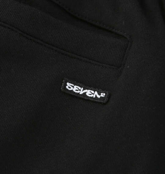 SEVEN2 裏毛スウェットハーフパンツ ブラック