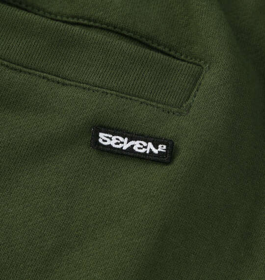 SEVEN2 裏毛スウェットハーフパンツ カーキ