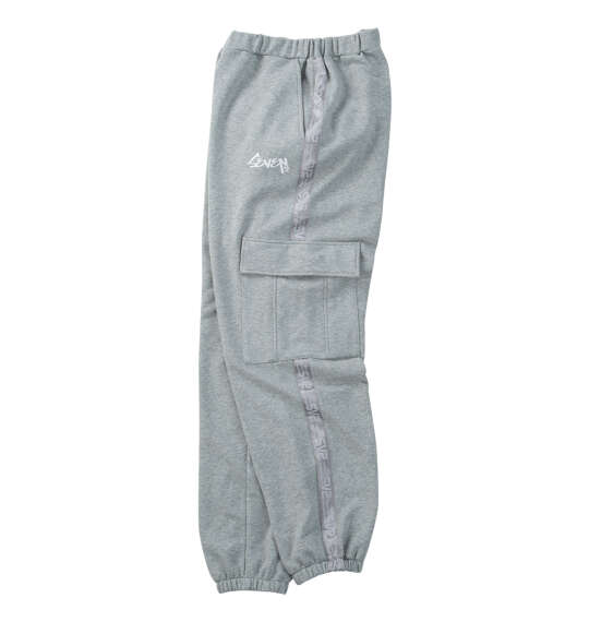 SEVEN2 裏毛スウェットカーゴパンツ ヘザーグレー