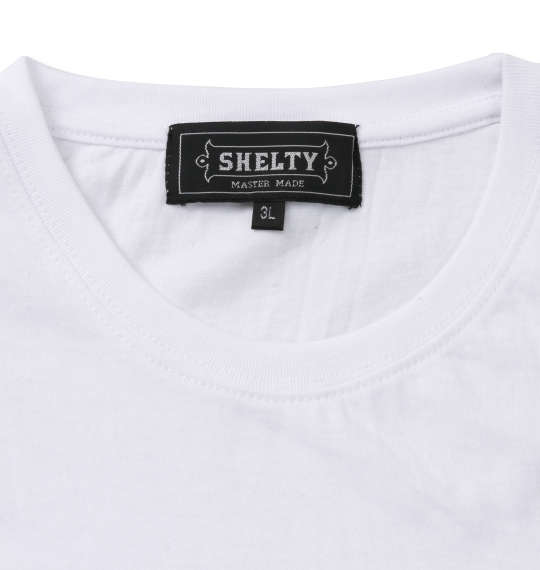 SHELTY BOX刺繍半袖Tシャツ オフホワイト