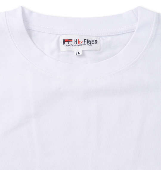 H by FIGER 半袖Tシャツ ホワイト