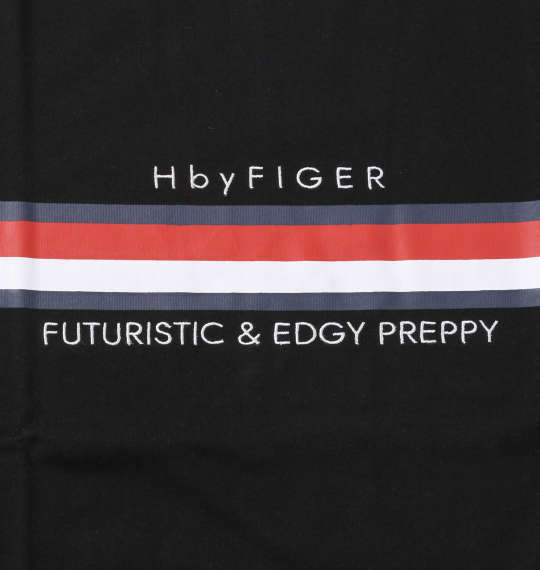 H by FIGER 半袖Tシャツ ブラック