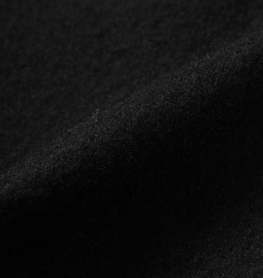 SHELTY ニットフリース刺繍ショールカーディガン ブラック