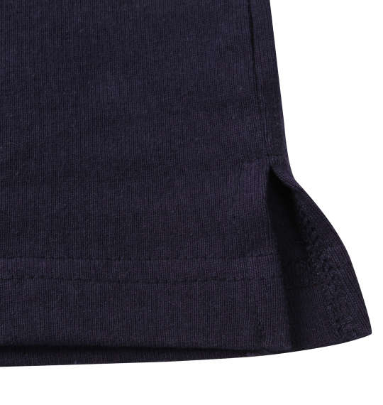 H by FIGER 切替長袖ラガーシャツ ネイビー