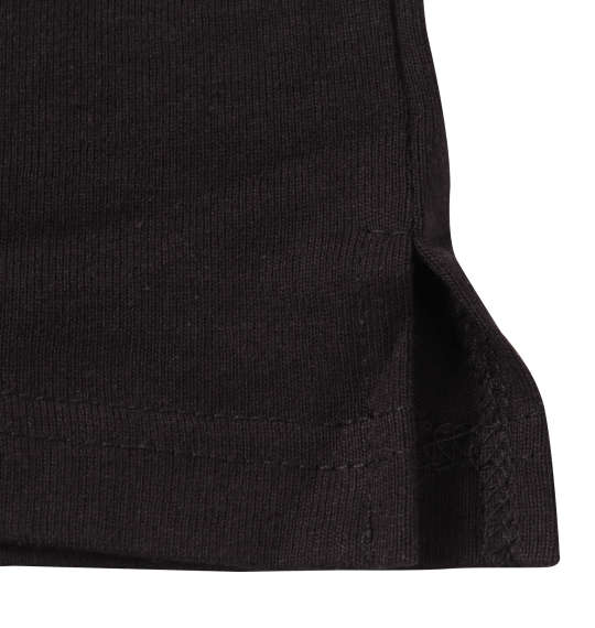 H by FIGER 切替長袖ラガーシャツ ブラック