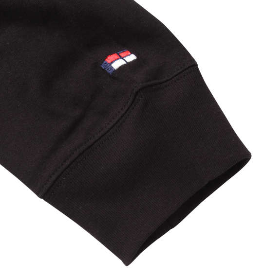 H by FIGER 切替長袖ラガーシャツ ブラック