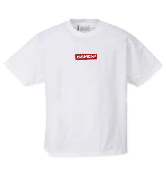 SEVEN2 ストレッチポリエステル半袖Tシャツ ホワイト