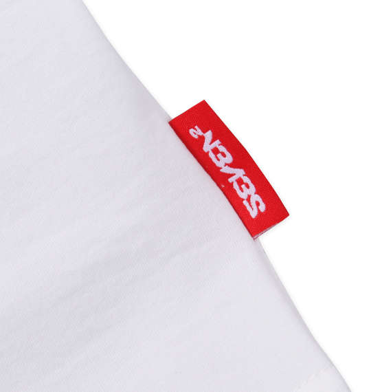 SEVEN2 ストレッチポリエステル半袖Tシャツ ホワイト