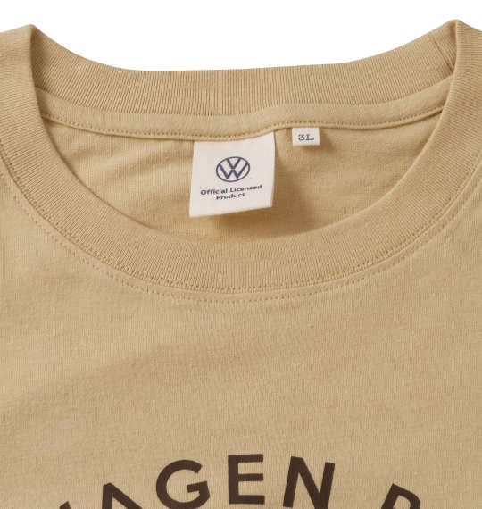 VOLKSWAGEN 半袖Tシャツ ベージュ