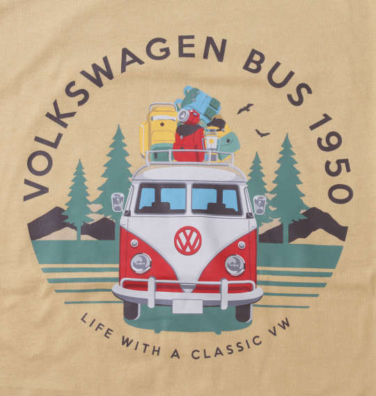 VOLKSWAGEN 半袖Tシャツ ベージュ