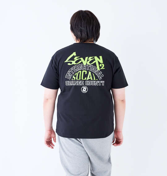 SEVEN2 天竺半袖Tシャツ ブラック