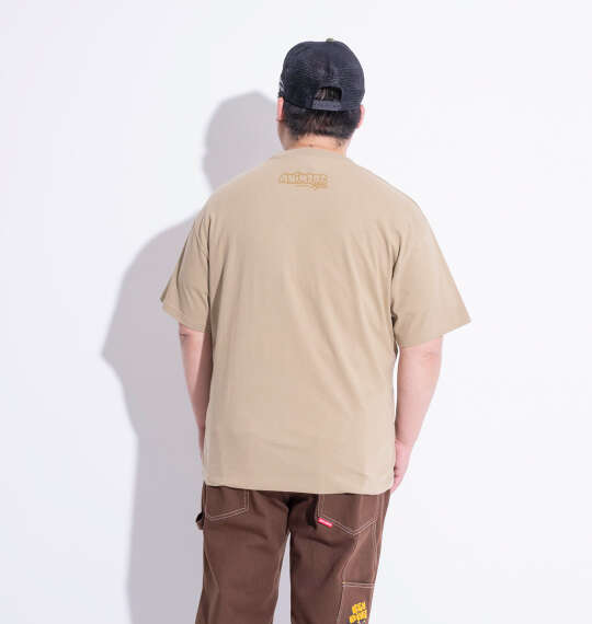 ANIMORE Mate 天竺フサギさん半袖Tシャツ ベージュ