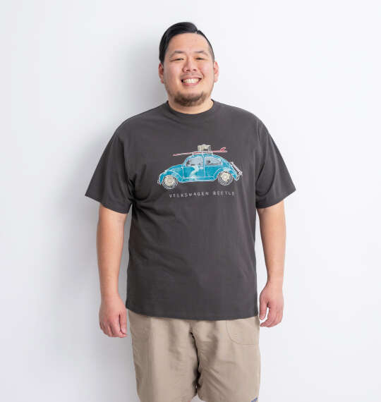 VOLKSWAGEN 天竺半袖Tシャツ チャコール