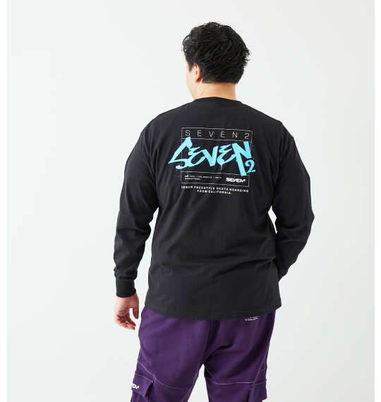 SEVEN2 天竺長袖Tシャツ ブラック