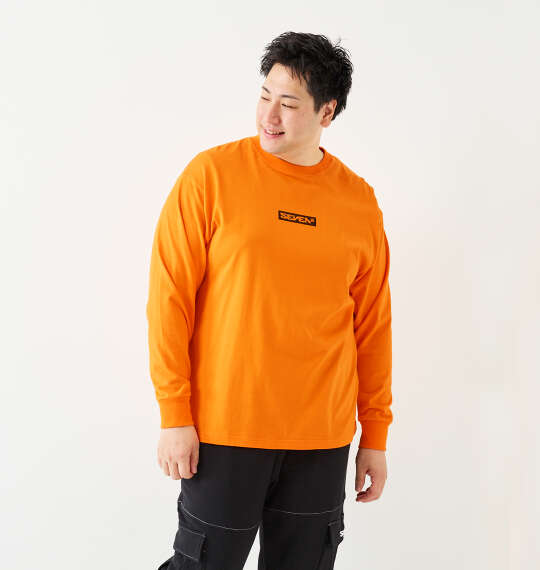 SEVEN2 天竺長袖Tシャツ オレンジ