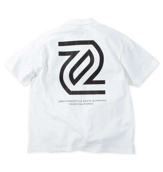 SEVEN2 天竺半袖ポロシャツ ホワイト